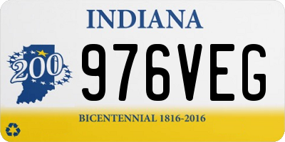 IN license plate 976VEG