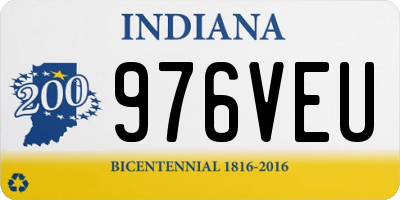 IN license plate 976VEU