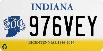 IN license plate 976VEY