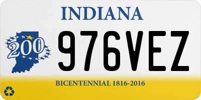 IN license plate 976VEZ