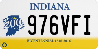 IN license plate 976VFI