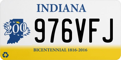 IN license plate 976VFJ