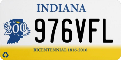 IN license plate 976VFL
