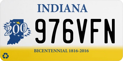 IN license plate 976VFN