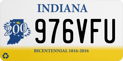 IN license plate 976VFU