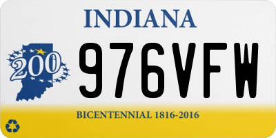 IN license plate 976VFW