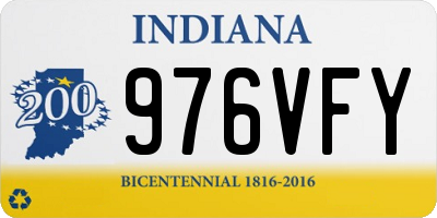 IN license plate 976VFY
