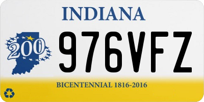 IN license plate 976VFZ