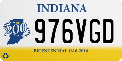 IN license plate 976VGD