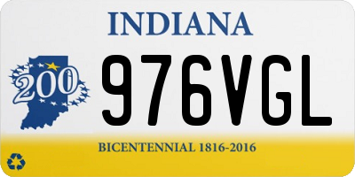 IN license plate 976VGL