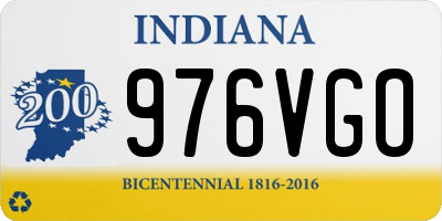 IN license plate 976VGO