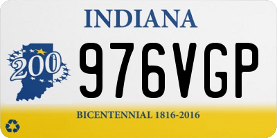 IN license plate 976VGP