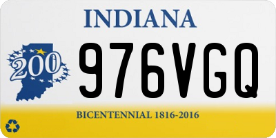 IN license plate 976VGQ