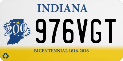 IN license plate 976VGT