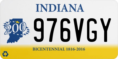IN license plate 976VGY