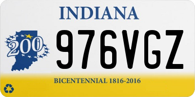 IN license plate 976VGZ