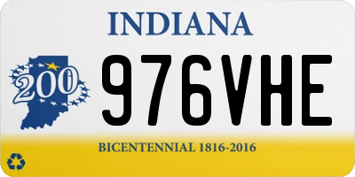IN license plate 976VHE