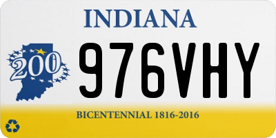 IN license plate 976VHY
