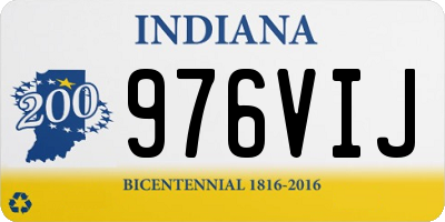 IN license plate 976VIJ