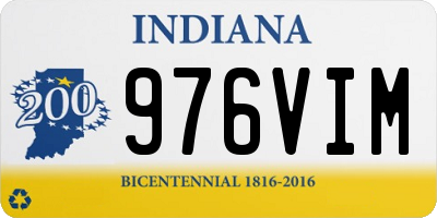 IN license plate 976VIM
