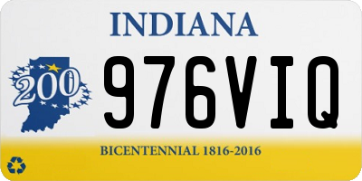 IN license plate 976VIQ