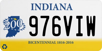 IN license plate 976VIW