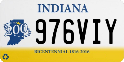IN license plate 976VIY