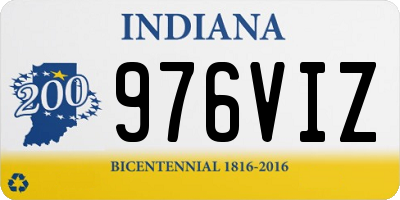 IN license plate 976VIZ