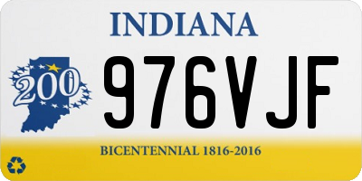 IN license plate 976VJF
