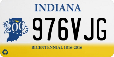 IN license plate 976VJG