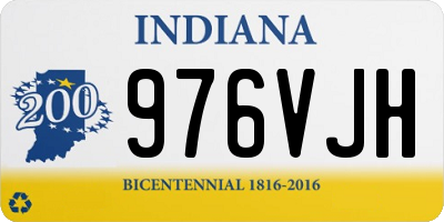 IN license plate 976VJH