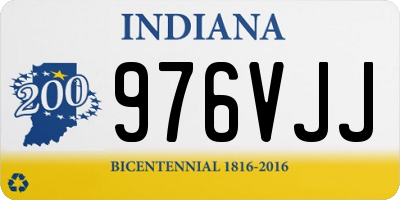 IN license plate 976VJJ