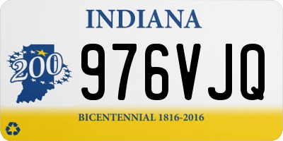 IN license plate 976VJQ