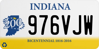 IN license plate 976VJW
