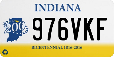 IN license plate 976VKF
