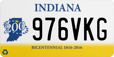 IN license plate 976VKG