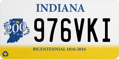 IN license plate 976VKI