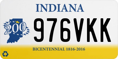 IN license plate 976VKK