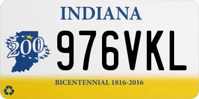 IN license plate 976VKL