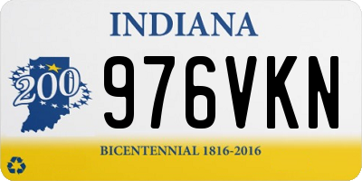 IN license plate 976VKN