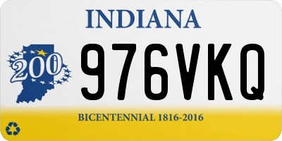 IN license plate 976VKQ
