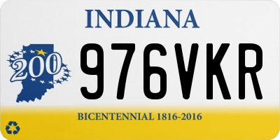 IN license plate 976VKR