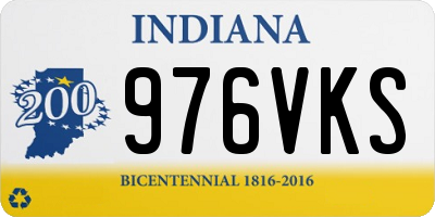 IN license plate 976VKS