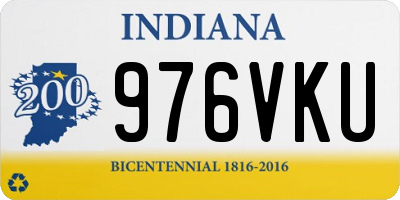 IN license plate 976VKU
