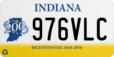 IN license plate 976VLC