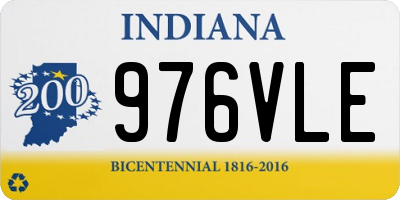 IN license plate 976VLE