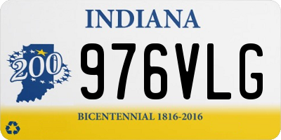 IN license plate 976VLG