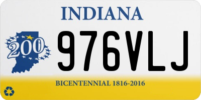 IN license plate 976VLJ