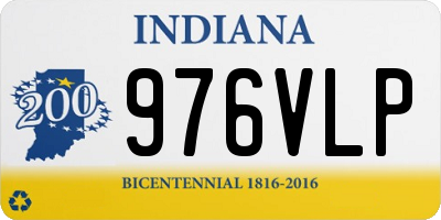 IN license plate 976VLP