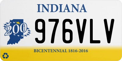 IN license plate 976VLV